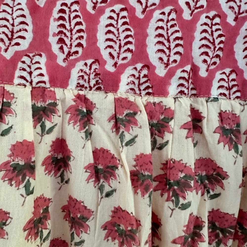Emerson Fry Floral Pink and Cream Maxi Dress - Picture 2 of 4